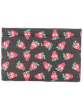 strawberry print wallet