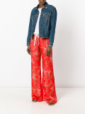 floral print palazzo trousers