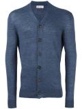 V-neck buttoned cardigan