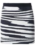 striped mini skirt 