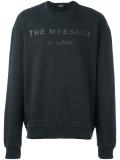 quote print sweatshirt