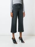 cropped wide leg jeans