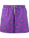 circle print swim shorts