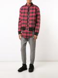 plaid bomber jacket