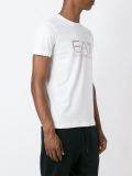 metallic logo print T-shirt