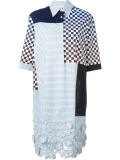 patchwork shirt dress