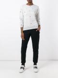 embroidered heart sweatshirt