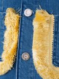 fringed pocket denim jacket