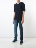 chest pocket stripe T-shirt