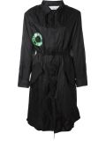 drawstring trench coat