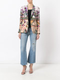 nature print blazer 