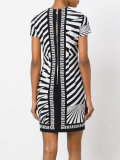 Optical illusion logo band dress