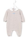 heart intarsia knit romper