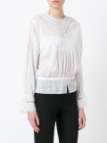 round neck blouse 