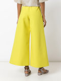 wide leg cropped trousers 