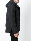 hooded zipped coat