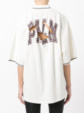 ripped logo polo shirt