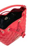 quilted drawstring crossbody bag