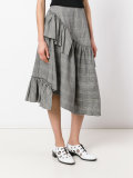 checked skirt 