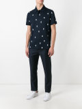 Razor Blade Lightning Bolt polo shirt