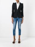 Twiggy cropped bleach jeans