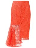 panelled lace skirt