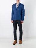 woven single breasted blazer
