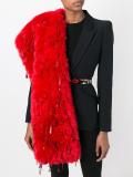 furred beaded scarf