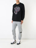 zip pocket track pants