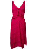 fine-stripe day dress