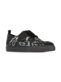 splatter print trainers 