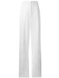 striped wide leg trousers