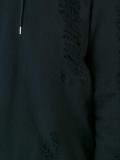 layered detail hoodie