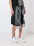 'Sling Silver' scarf detail shorts