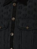 raw edge detail jacket