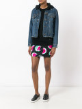 watermelon print straight skirt