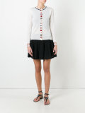 floral placket cardigan 