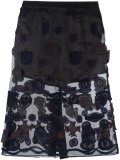 patched skirt 