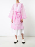 chiffon tie-waist kimono