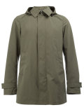 collared hooded jacket
