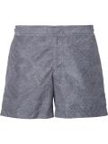 geometric print swim shorts