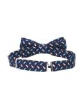 rocket print bow tie