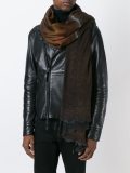 raw edge scarf