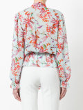 floral print blouse 