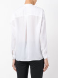 band collar shirt