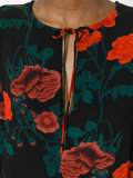carnation print long sleeve top