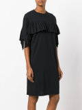 ruched T-shirt dress