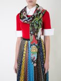 psychedelic print scarf