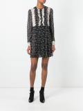 ruffled front dress