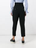 high-waisted trousers